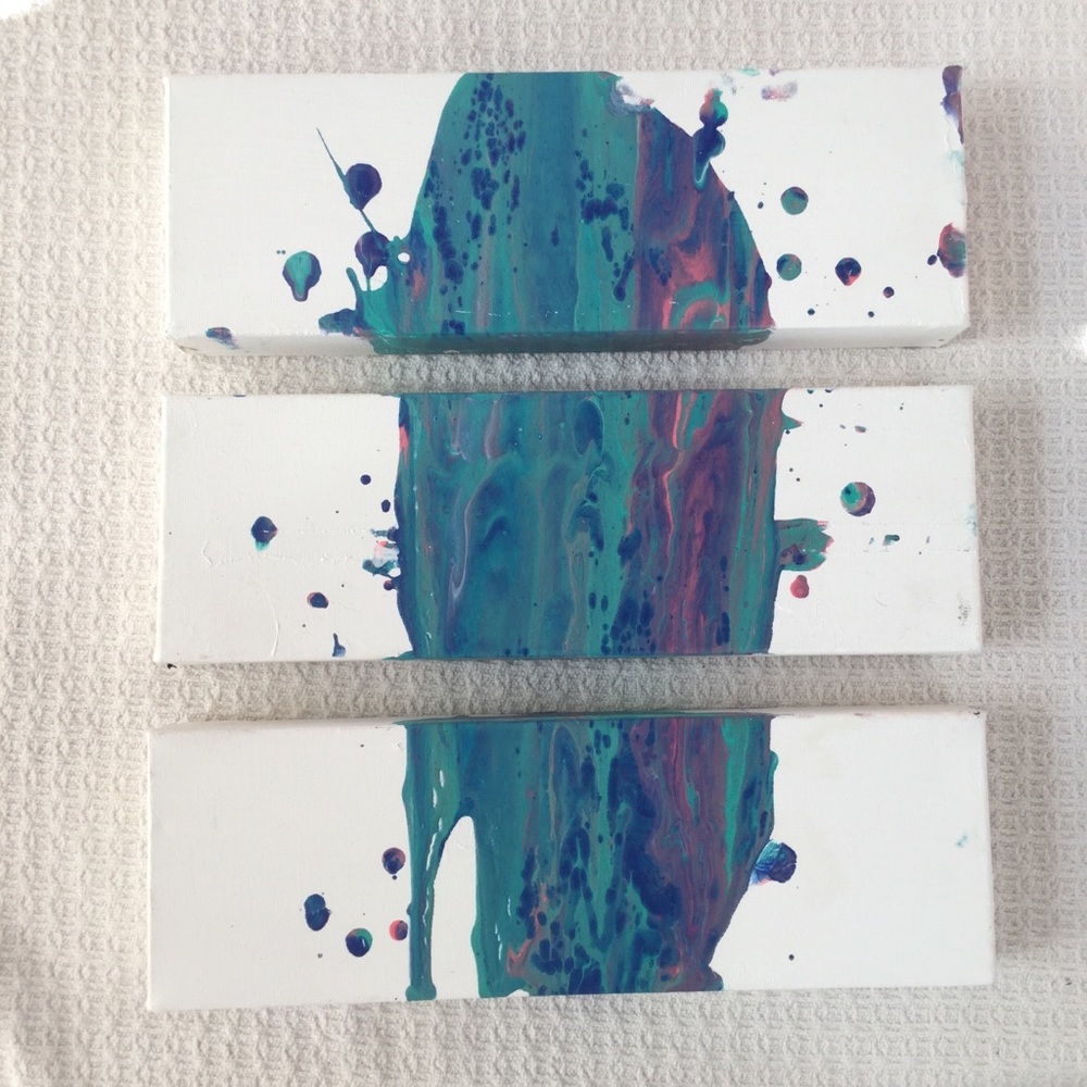 3 Piece Acrylic Paint Pour